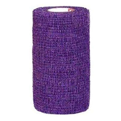 Bandage CoFlex Compression Elastic 1"x5yd Ltx NS Cohesive Purple 30/Case - Surgical Supplies NY